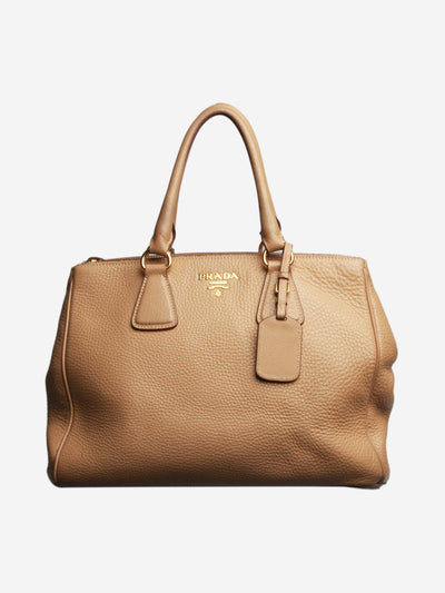 Prada Brown medium leather top handle bag - size Top Handle Bags Prada 