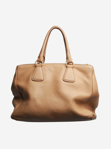 Prada Prada Brown medium leather top handle bag - size