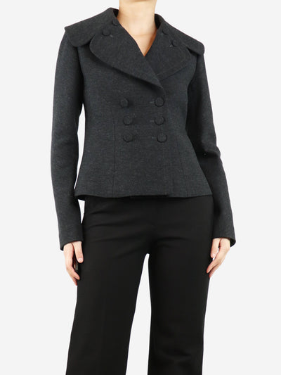 Charcoal grey wool coat - size UK 8 Coats & Jackets Alaia 