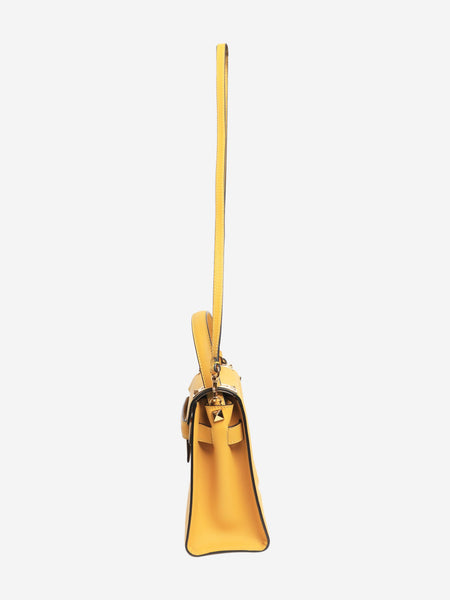 Yellow My Rockstud leather shoulder bag alternate image