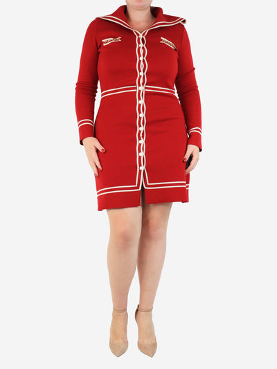 Red wool midi dress - size XL Dresses Gucci 