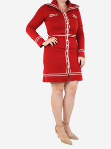 Gucci Red wool midi dress - size XL