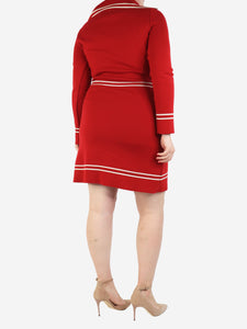 Gucci Red wool midi dress - size XL
