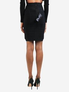 Herve Leger Black bandage skirt - size XS