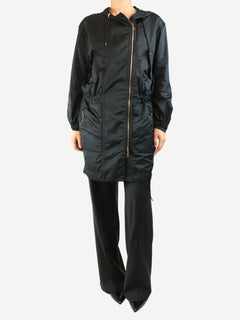 Black hooded parka - size UK 8 Coats & Jackets Louis Vuitton 