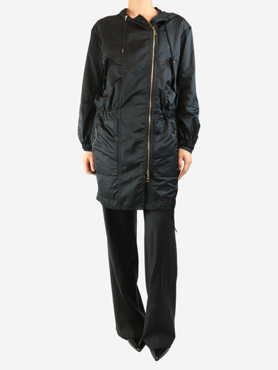 Black hooded parka - size UK 8 Coats & Jackets Louis Vuitton 