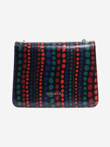 Bvlgari Multicoloured Serpenti Forever square cross-body bag