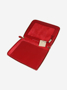 Burberry Red snakeskin iPad case