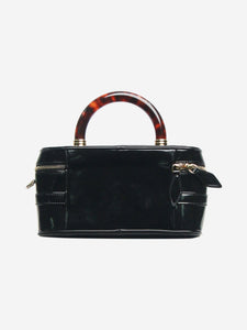 Roger Vivier Black tortoiseshell top handle bag