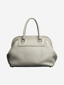 Fendi Fendi Grey zipped top handle bag - size