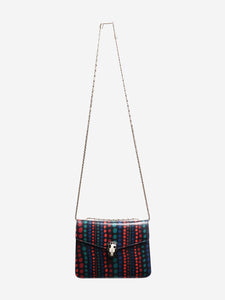 Bvlgari Multicoloured Serpenti Forever square cross-body bag