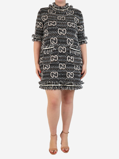 Black GG tweed fringed dress - size M Dresses Gucci 