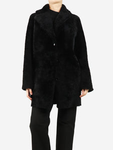 Joseph Black sheepskin reversible coat - size UK 10