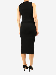 Black sleeveless ribbed midi dress - size M Dresses Alexander McQueen 