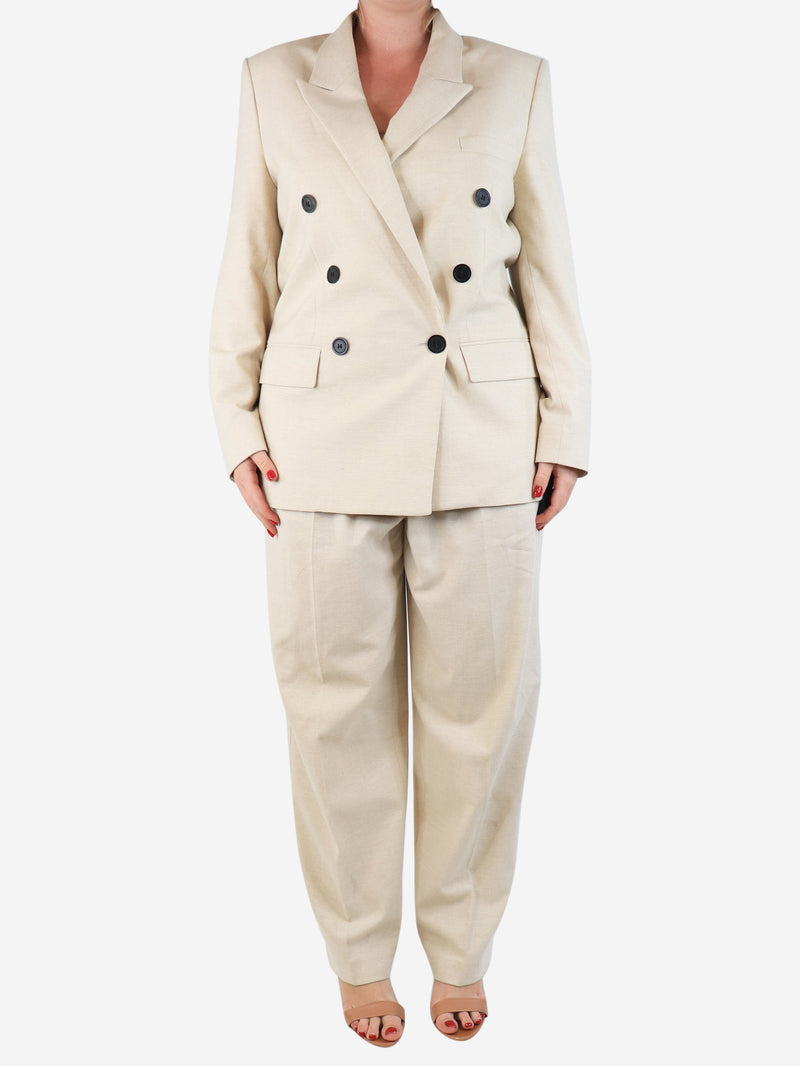 Neutral blazer and trousers set - size UK 12 Sets Isabel Marant Etoile 