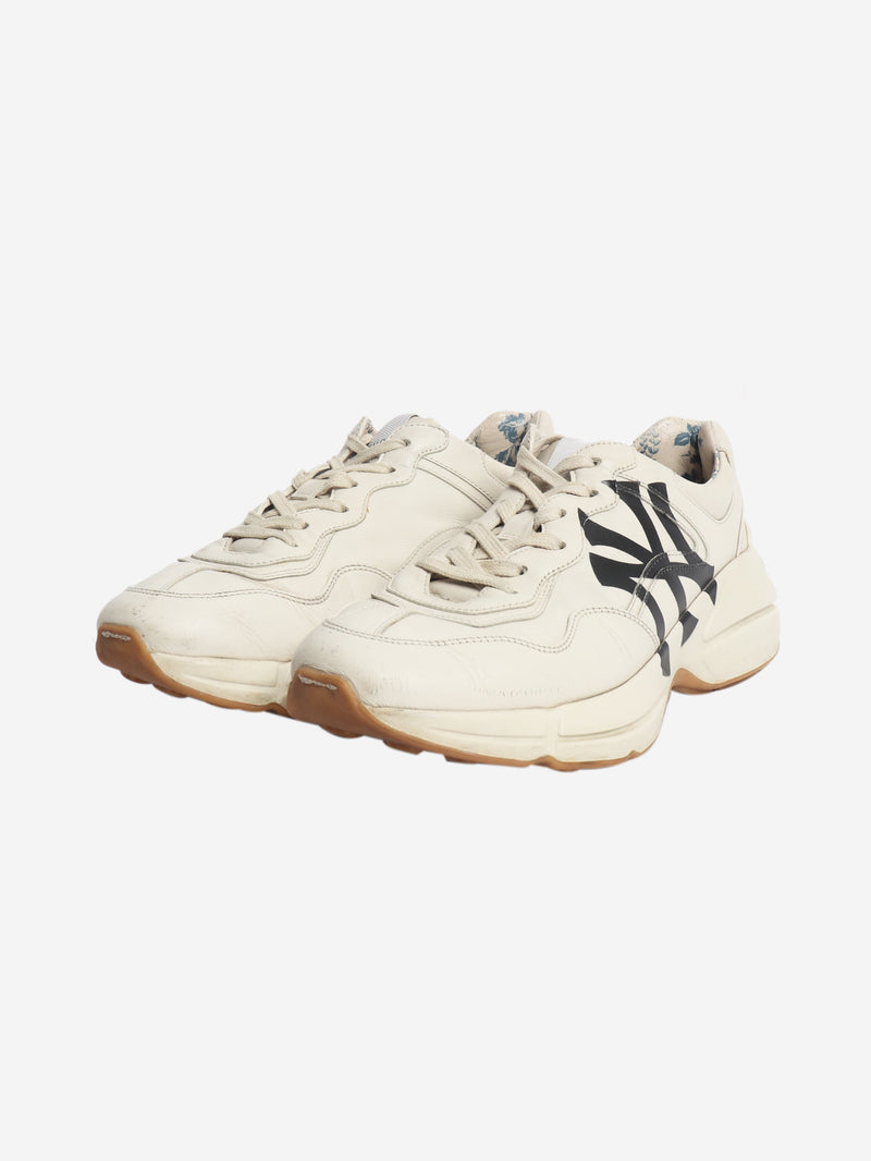 Neutral NY Yankees Rhyton trainers - size EU 38.5 Trainers Gucci 