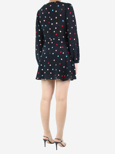 Realisation Black silk polka dot dress - size M