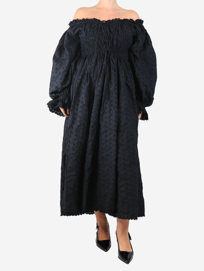 Black broderie maxi dress - size XXL Dresses Doen 