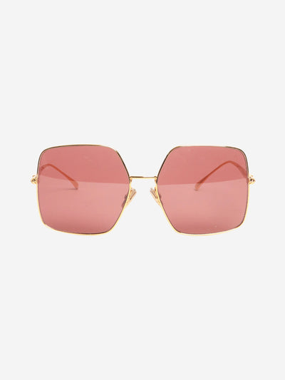 Gold square sunglasses Sunglasses Fendi 
