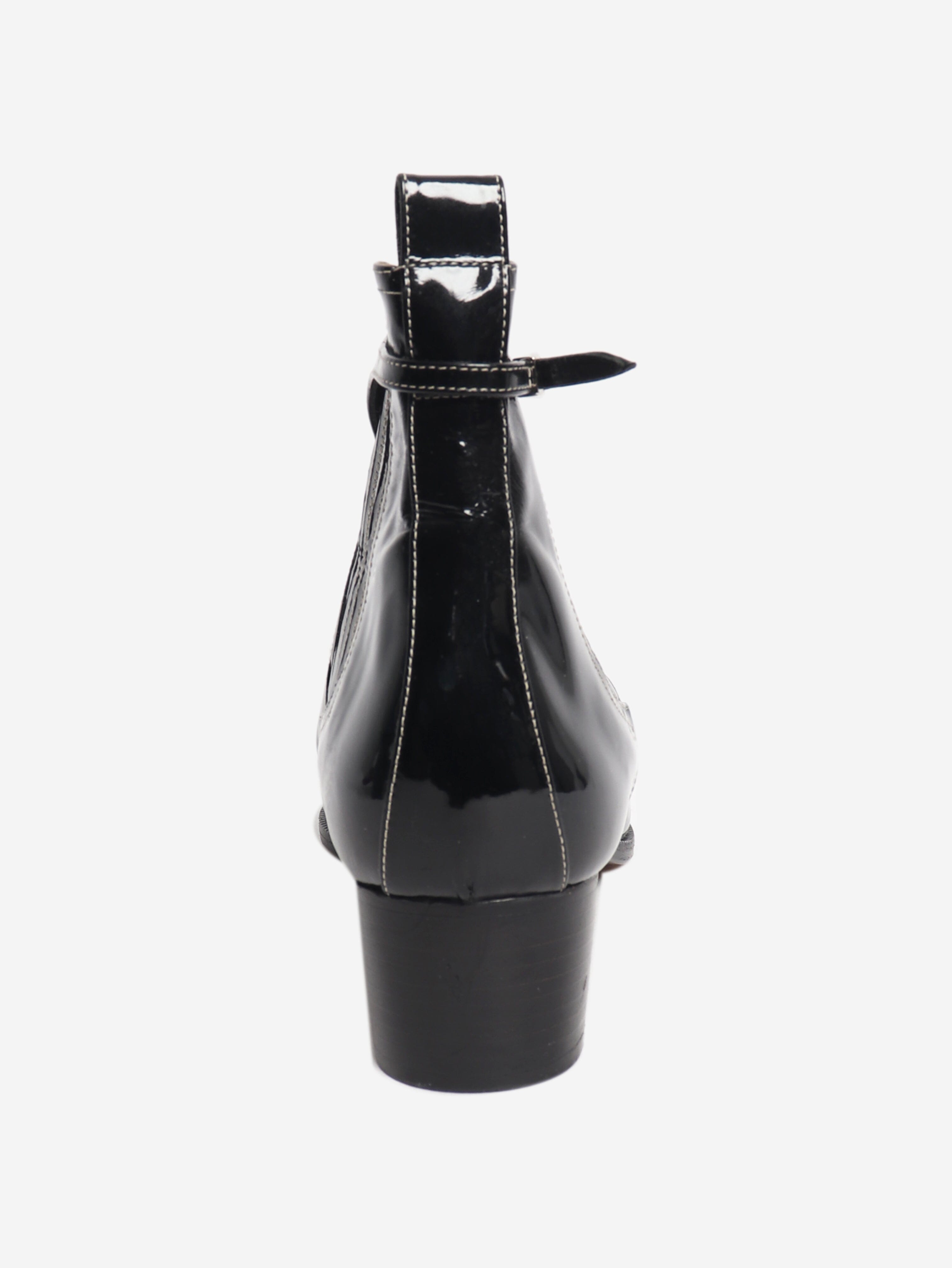 Black patent ankle boots - size EU 40 Boots Hermes 