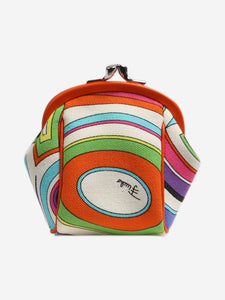 Emilio Pucci Multicolour printed purse