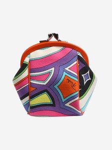 Emilio Pucci Multicolour printed purse