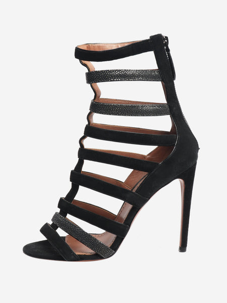 Black gladiator heels - size EU 37.5 (UK 4.5) product image