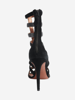 Black gladiator heels - size EU 37.5 (UK 4.5) Heels Alaia 