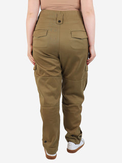 Khaki cargo trousers - size UK 12 Trousers Isabel Marant Etoile 