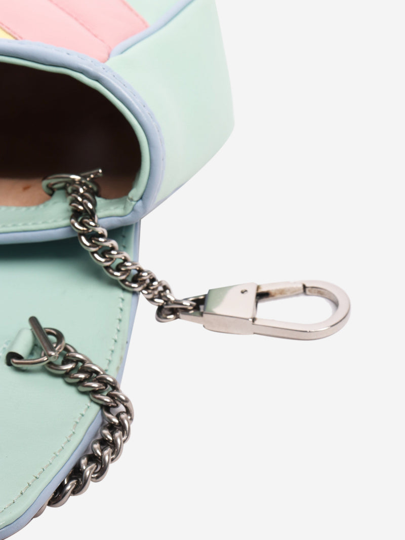 Multicolour pastel diagonal-quilted GG crossbody bag Cross-body Bags Gucci 