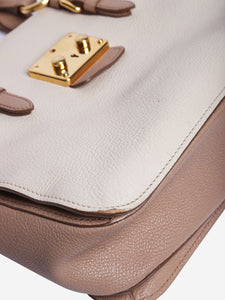 Miu Miu Cream leather top handle bag