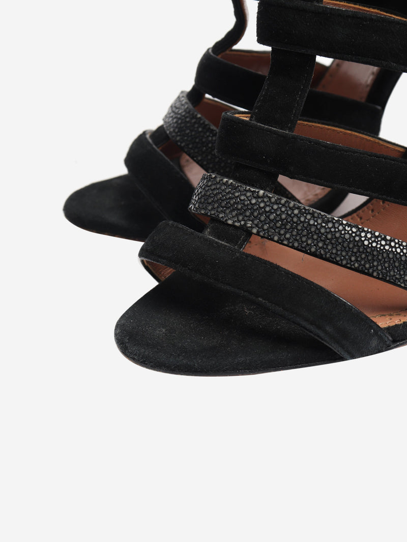 Black gladiator heels - size EU 37.5 (UK 4.5) Heels Alaia 