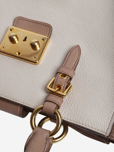 Miu Miu Cream leather top handle bag