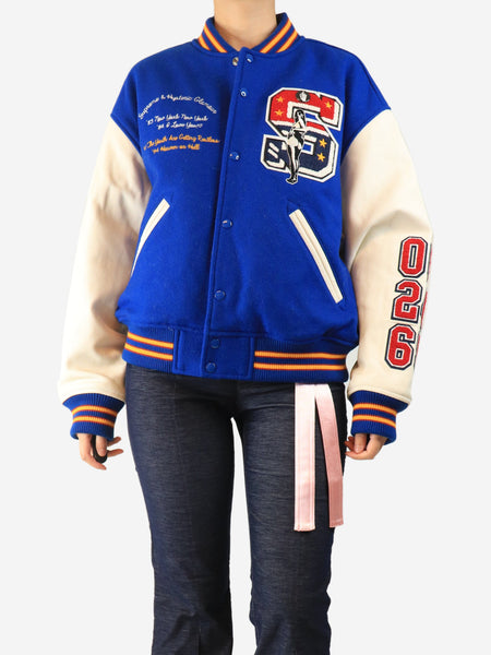 Blue varsity jacket - size M product image