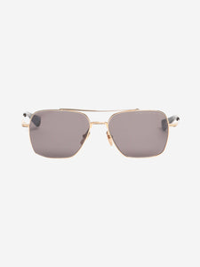 Dita Gold square sunglasses