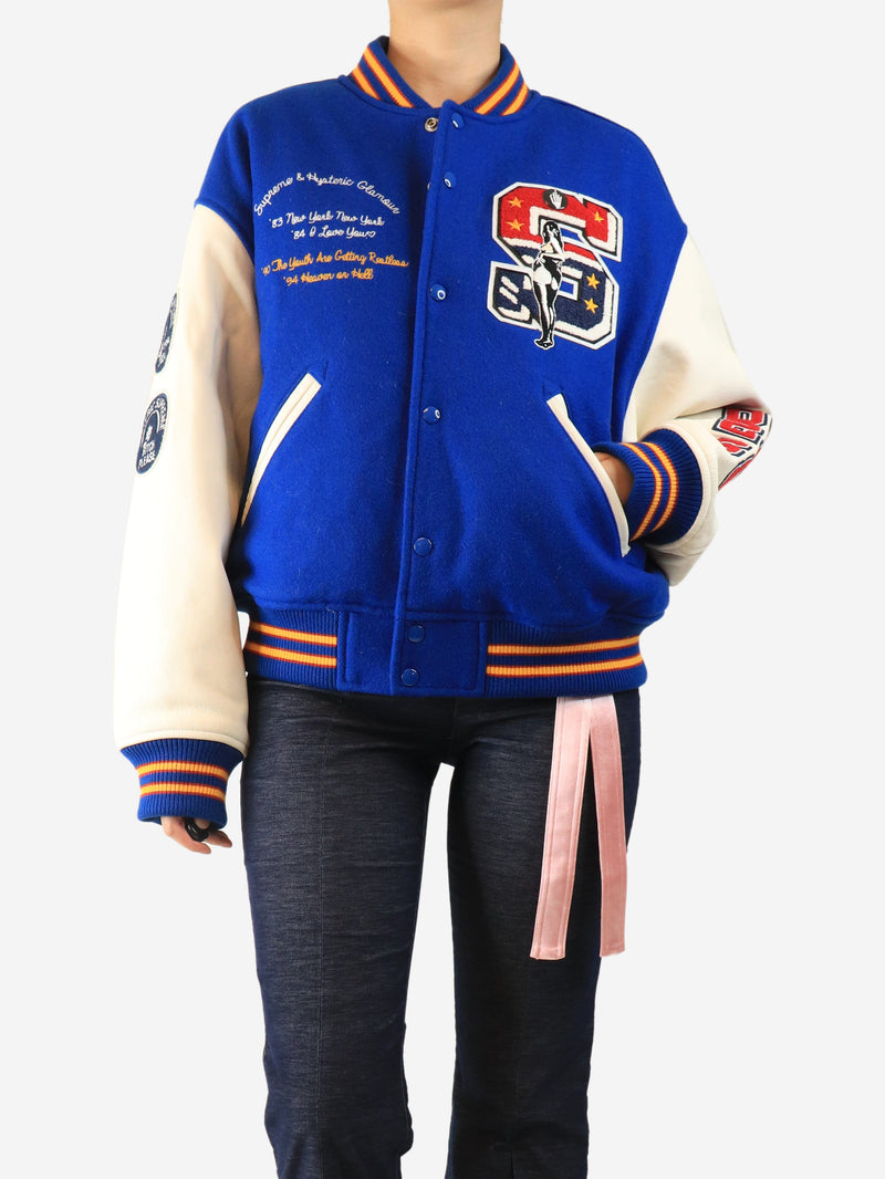Blue varsity jacket - size M Coats & Jackets Supreme x Hysteric 