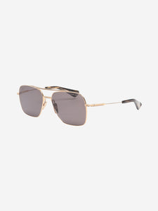 Dita Gold square sunglasses