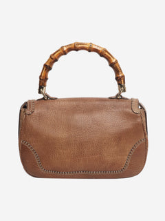 Brown leather bamboo cross-body bag Cross-body bags Gucci 