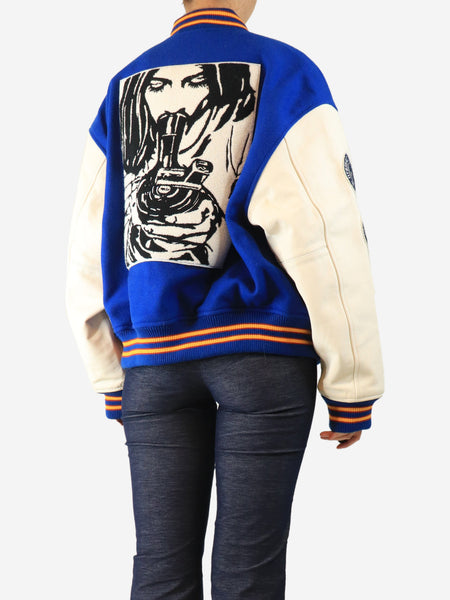 Blue varsity jacket - size M alternate image