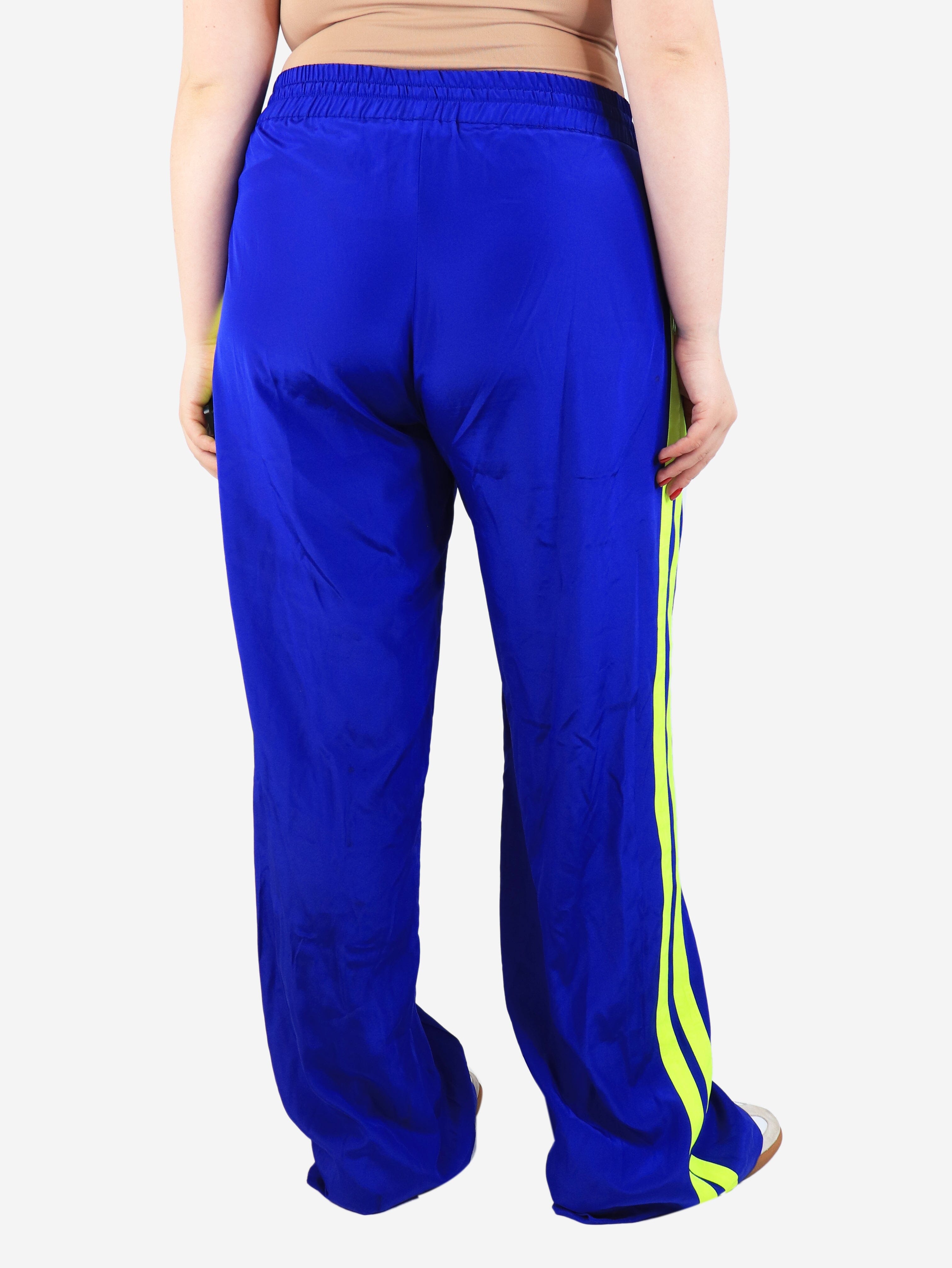 Blue sporty trousers - size L Trousers Serena Bute 