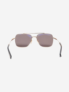 Dita Gold square sunglasses