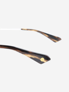 Dita Gold square sunglasses