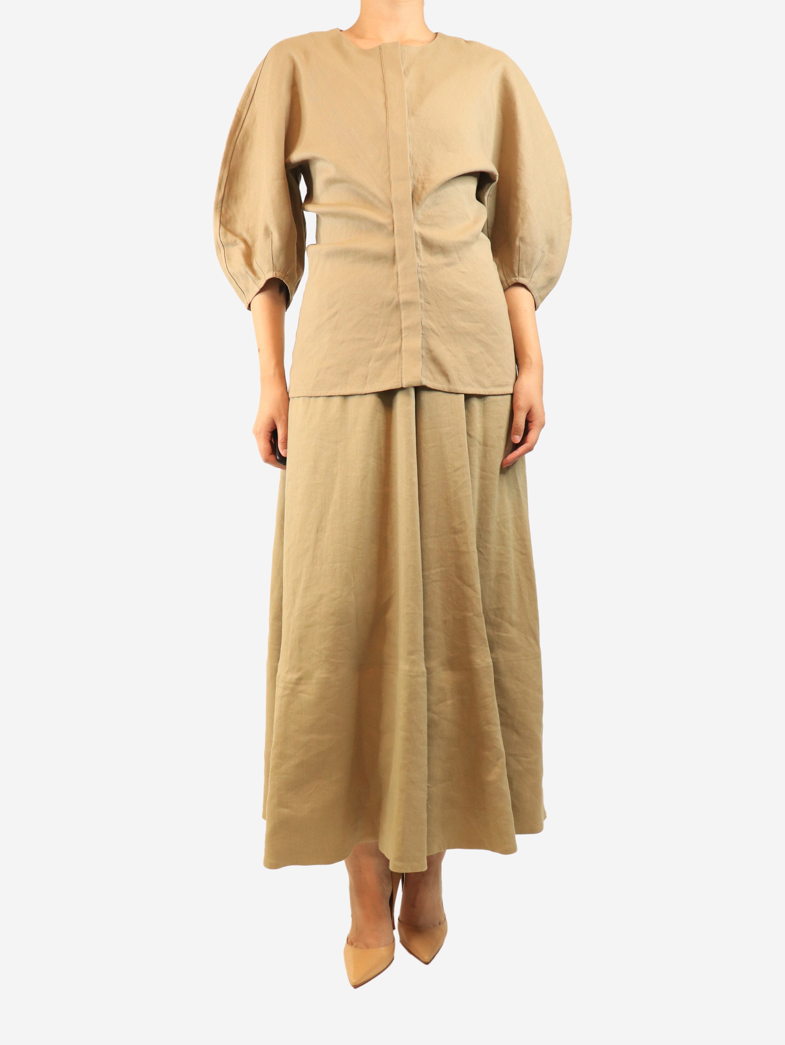 Beige Reagan top and Ruby dress set - size UK 12 Sets Proenza Schouler 