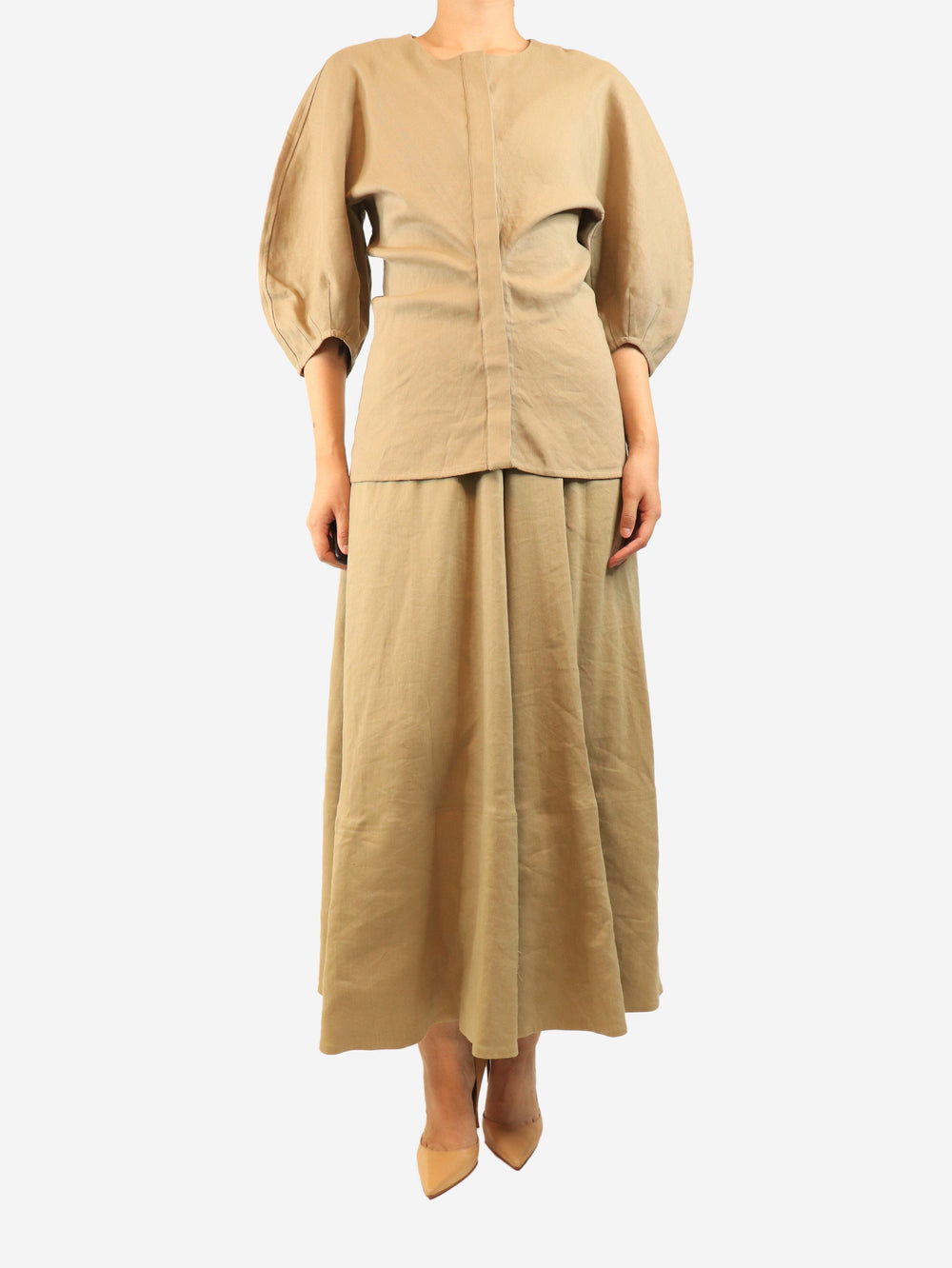 Beige Reagan top and Ruby dress set - size UK 12 Sets Proenza Schouler 