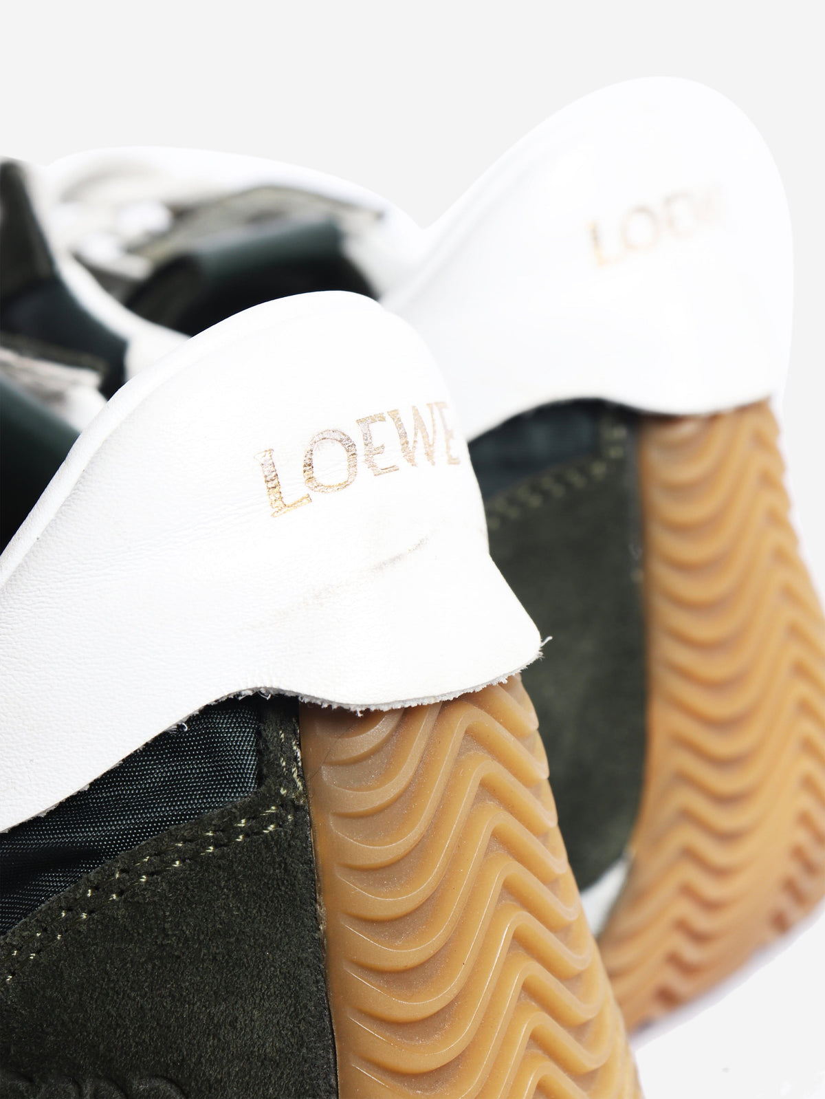 Dark green Flow runners - size EU 38 Trainers Loewe 