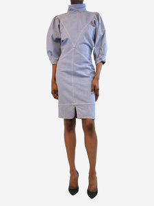 Isabel Marant Blue denim midi dress - size UK 8