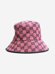 Gucci Pink GG Monogram bucket hat