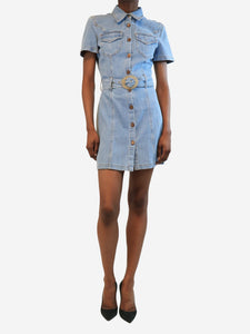 Nanushka Blue denim button down dress - size XS