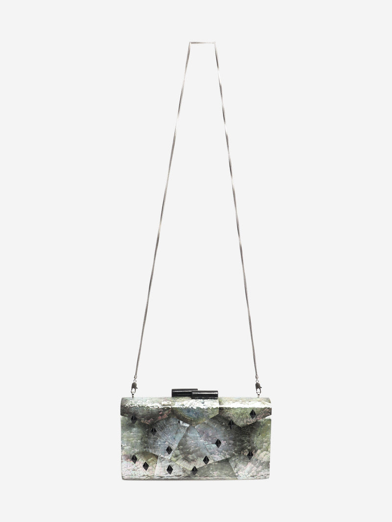 Multi mother of pearl clutch Clutch bags Nathalie Trad 