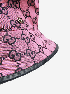 Gucci Pink GG Monogram bucket hat